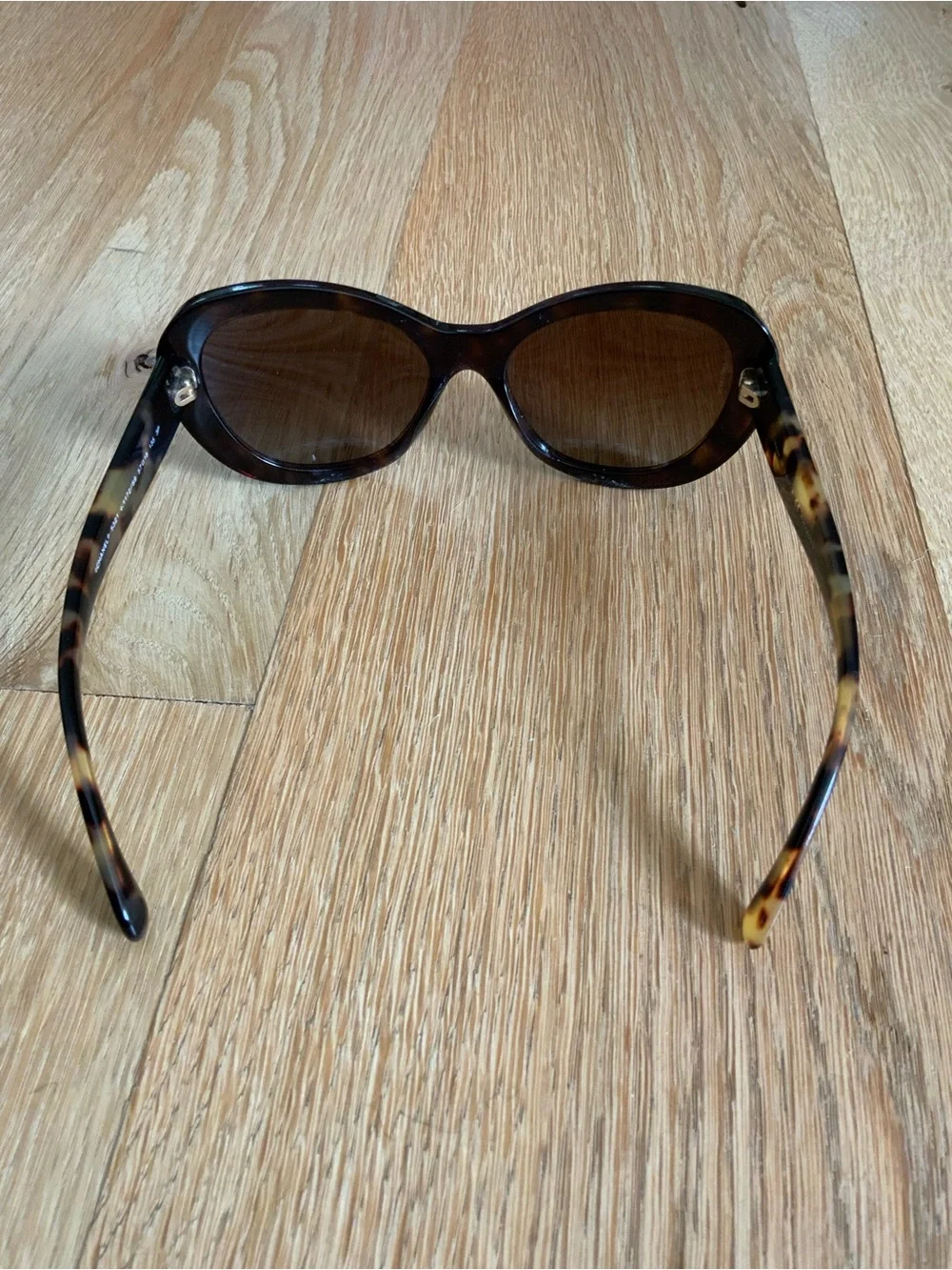 CHANEL brown tortoise